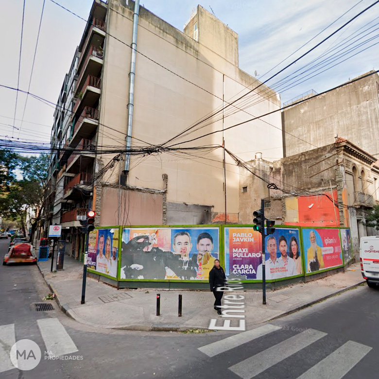 Terreno para edificio - Entre Ríos y Zeballos - Centro Rosario