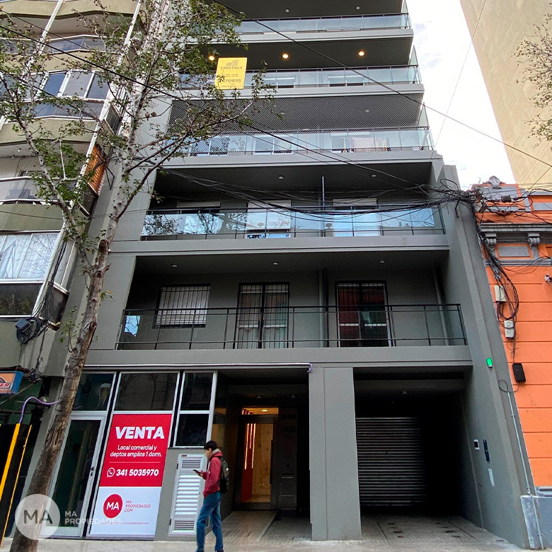 Departamento 1 dormitorio con amenities - San Martin 1600 -  Centro - Rosario | Venta