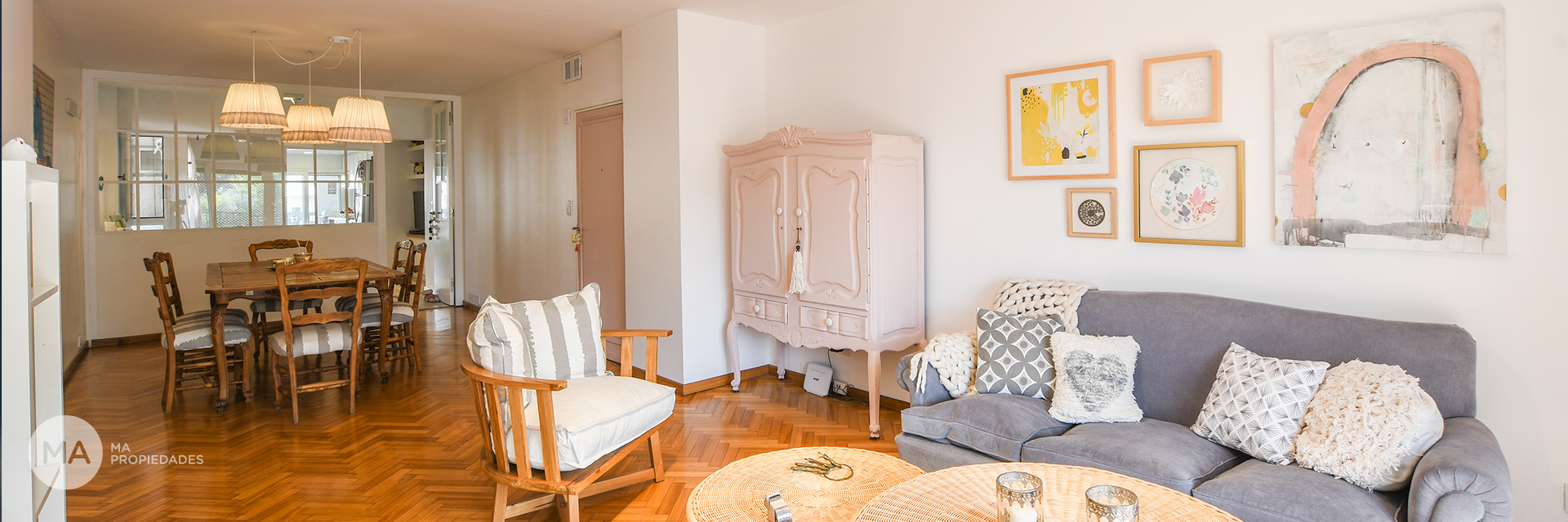 Importante piso exclusivo de 4 dormitorios y cochera sobre Av. Belgrano