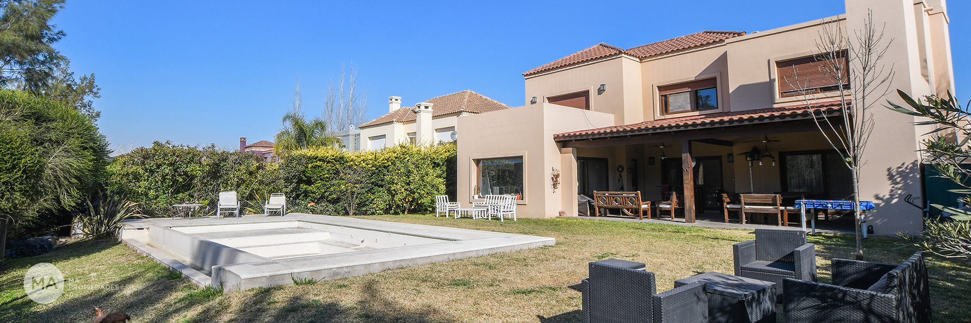Casa 3 dormitorios piscina jardín Fisherton Rosario